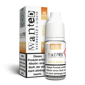 Wanted - Vanille Orange NicSalt Liquid 10ml 10mg/ml