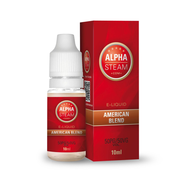 Alpha-Steam - American Blend Liquid 10ml 0mg/ml