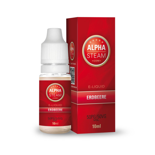 Alpha-Steam - Erdbeere Liquid 10ml 6mg/ml