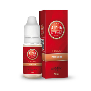 Alpha-Steam - Pfirsich Liquid 10ml 6mg/ml