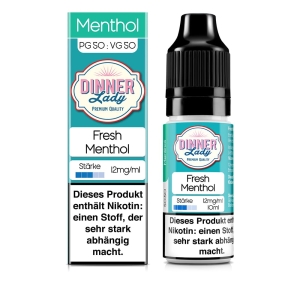 Dinner Lady - Fresh Menthol Liquid 10ml 12mg/ml
