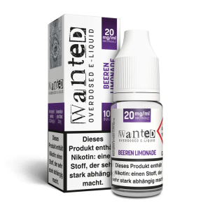 Wanted - Beeren Limonade NicSalt Liquid 10ml 10mg/ml