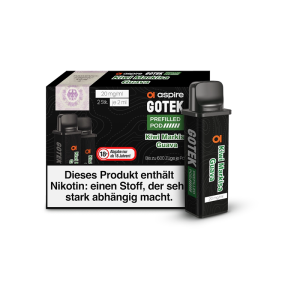 Aspire - GoTek Pod Kiwi Markisa Guava 20mg/ml (2...