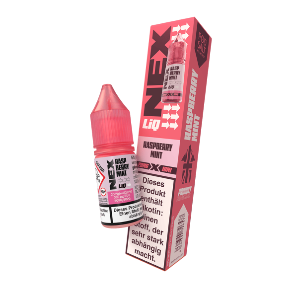 NexLiq by Pod Salt - Raspberry Mint Nikotinsalz Liquid 10ml 20mg/ml